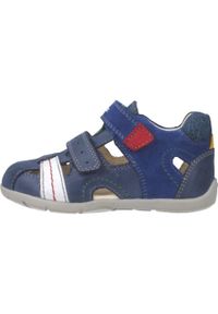 Geox - Sandały GEOX B KAYTAN B. A Niebieski. Kolor: niebieski. Materiał: skóra. Sezon: lato