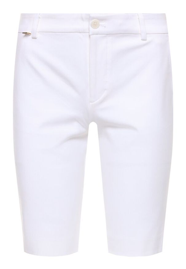 Lauren Ralph Lauren Szorty materiałowe Bsr-Btms 200661653 Biały Regular Fit. Kolor: biały. Materiał: bawełna