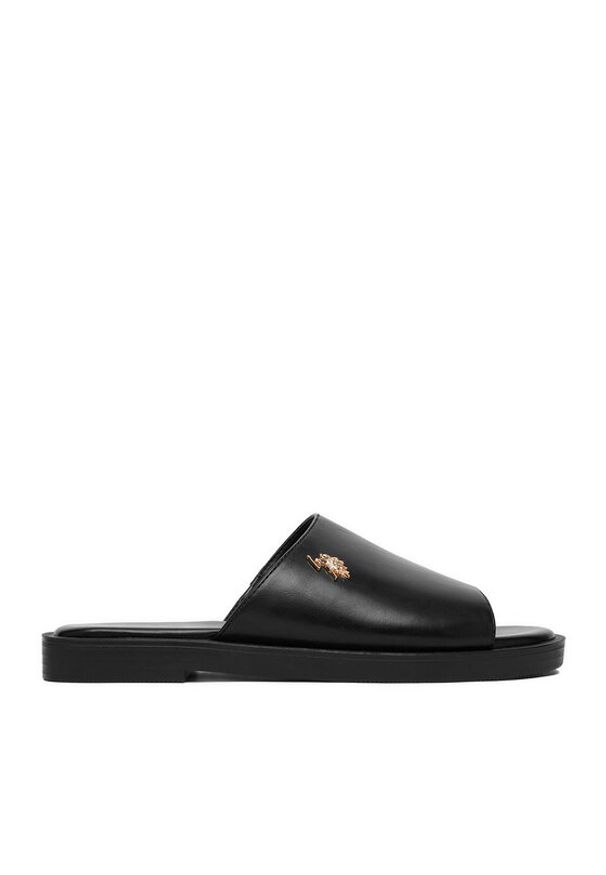 U.S. Polo Assn. Klapki EO-MARINA003W/6Y1 Czarny. Kolor: czarny. Materiał: materiał
