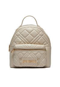 Love Moschino - LOVE MOSCHINO Plecak JC4148PP1LLA0110 Écru. Materiał: skóra