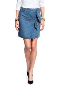 Mustang - SPÓDNICA JEANSOWA MUSTANG Wrap Skirt 1007016 5000 680. Materiał: jeans #7