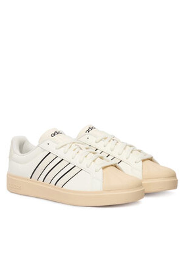 Adidas - adidas Sneakersy Streettalk IH4282 Biały. Kolor: biały. Materiał: skóra