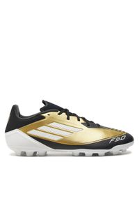 Adidas - adidas Buty F50 League 2G/3G Ag Messi JH9627 Beżowy. Kolor: beżowy. Materiał: materiał