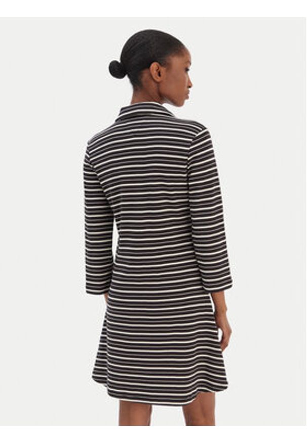 TOMMY HILFIGER - Tommy Hilfiger Sukienka codzienna Modern Cody WW0WW47868 Czarny Regular Fit. Okazja: na co dzień. Kolor: czarny. Materiał: bawełna. Typ sukienki: proste. Styl: casual