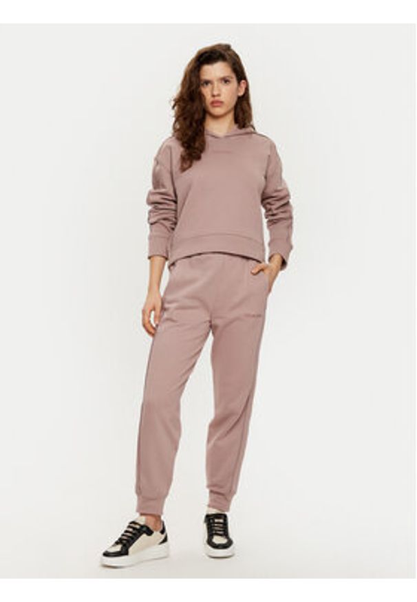 Calvin Klein Underwear Spodnie dresowe Jogger 000QS7286E Beżowy Regular Fit. Kolor: beżowy. Materiał: bawełna