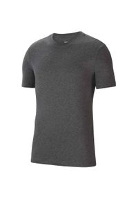 Nike - T-shirt Męski Logo Park. Kolor: szary