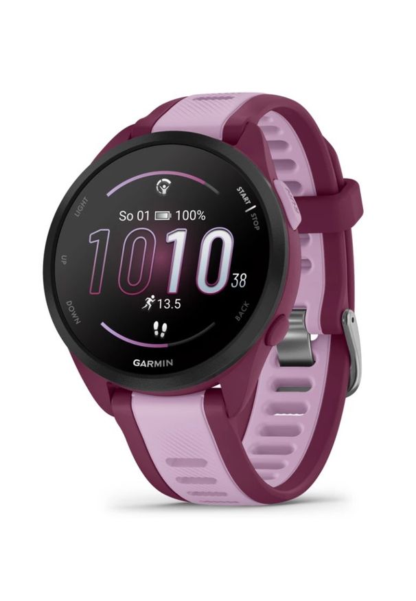 GARMIN - Garmin Forerunner 165 Music Liliowy. Kolor: liliowy