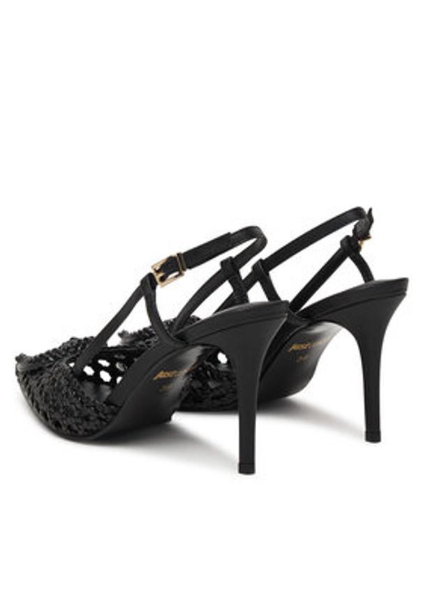 Just Cavalli Szpilki 80RA3S14 ZSE38 Czarny. Kolor: czarny. Materiał: skóra. Obcas: na szpilce