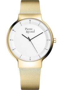 Zegarek Pierre Ricaud Zegarek męski Pierre Ricaud P91077.1113Q złoty. Kolor: złoty #1
