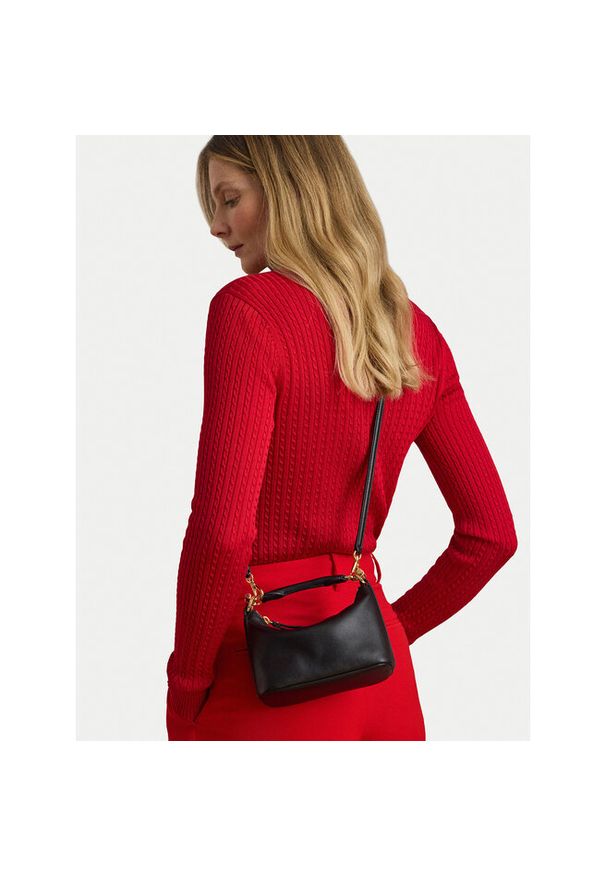 Lauren Ralph Lauren - Torebka LAUREN RALPH LAUREN. Kolor: czarny