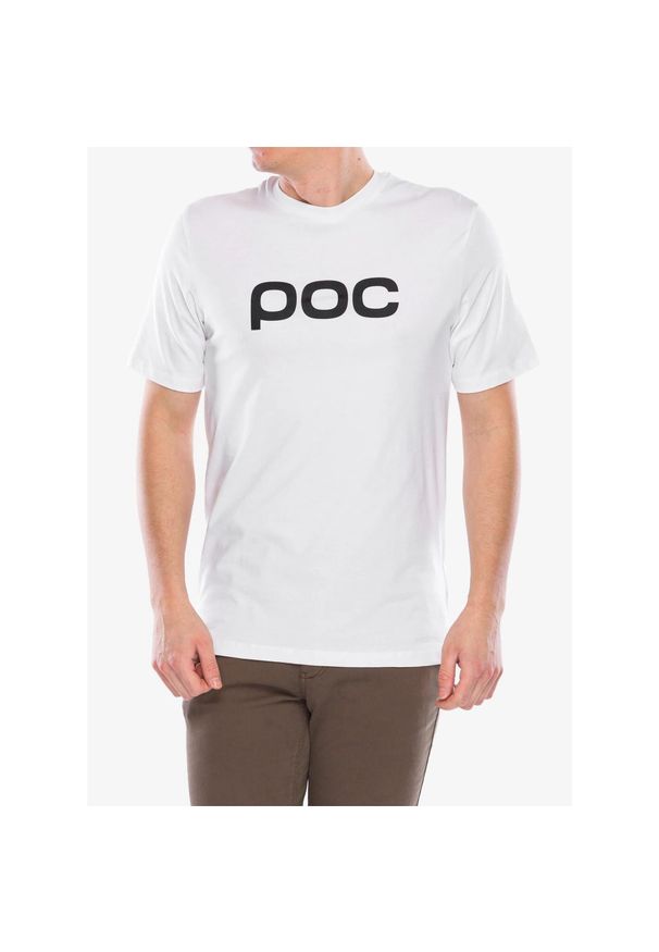 Koszulka bawełniana męska POC Tee. Kolor: biały. Materiał: bawełna
