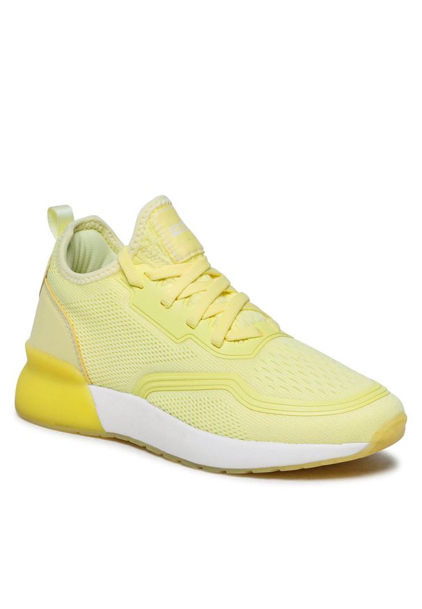 Sneakersy Sprandi WP07-01536-02 Yellow. Kolor: żółty. Materiał: materiał