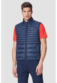 Aeronautica Militare - AERONAUTICA MILITARE Granatowy bezrękawnik Ultralight Quilted Vest. Kolor: niebieski. Długość rękawa: bez rękawów #1