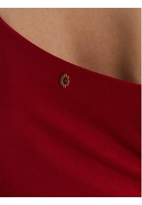 Guess Bluzka W6RP02 KC1J2 Czerwony Regular Fit. Kolor: czerwony. Materiał: wiskoza #5