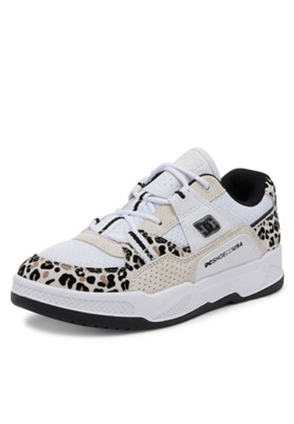 DC Shoes Sneakersy CONSTRUCT DC01660900 Biały. Kolor: biały. Materiał: zamsz, skóra