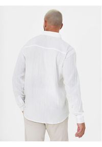 Brave Soul Koszula MSH-659PAXTON Biały Straight Fit. Kolor: biały. Materiał: bawełna #3