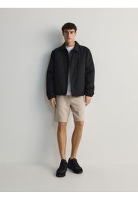 Reserved - Dresowe szorty - beżowy. Kolor: beżowy. Materiał: dresówka #1