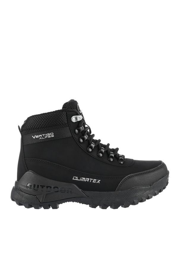 Aulp - Buty trekkingowe damskie VERTIGO ALPES EVEREST W/BLACK. Kolor: czarny. Materiał: guma. Sport: turystyka piesza