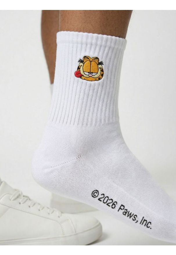 Sinsay - Prążkowane skarpetki 2 pack Garfield - wielobarwny. Materiał: prążkowany