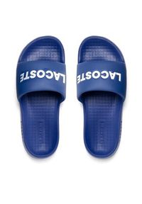 Lacoste Klapki Serve Slide 1.0 747CMA0025 Granatowy. Kolor: niebieski #8