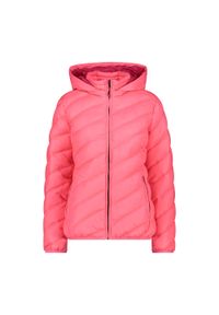 Kurtka puchowa z kapturem 3M™ Thinsulate™ damska CMP. Typ kołnierza: kaptur. Kolor: beżowy. Materiał: puch. Technologia: Thinsulate #1