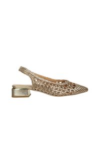 Sandały Gioseppo Piskove Platinium 602212, Złoty, Skóra naturalna - 36. Kolor: złoty. Materiał: skóra. Styl: elegancki #1