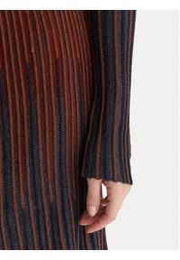 Fracomina Sweter FS25WT7007K558Q7 Niebieski Slim Fit. Kolor: niebieski. Materiał: syntetyk