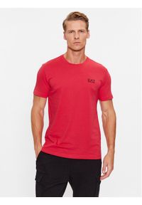 EA7 Emporio Armani T-Shirt 8NPT51 PJM9Z 1462 Czerwony Regular Fit. Kolor: czerwony. Materiał: bawełna