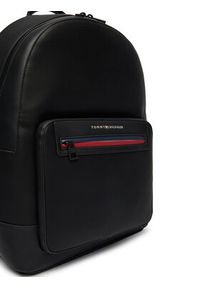 TOMMY HILFIGER - Tommy Hilfiger Plecak Th Foundation Backpack AM0AM14155 Czarny. Kolor: czarny. Materiał: skóra #5