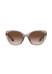 Armani Exchange Okulary przeciwsłoneczne 0AX4111S damskie kolor brązowy. Kolor: brązowy #5