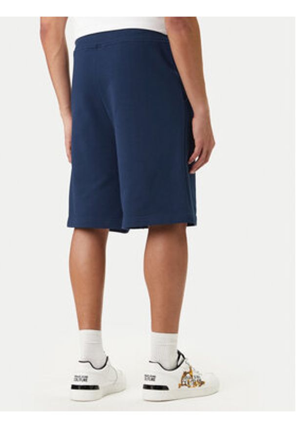 Versace Jeans Couture Szorty sportowe 80GADT03 CF01T Granatowy Regular Fit. Kolor: niebieski. Materiał: bawełna. Styl: sportowy