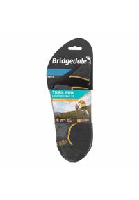 BRIDGEDALE - Skarpety do biegania męskie Bridgedale Lt T2 Merino Sport 3/4. Kolor: fioletowy, wielokolorowy, szary