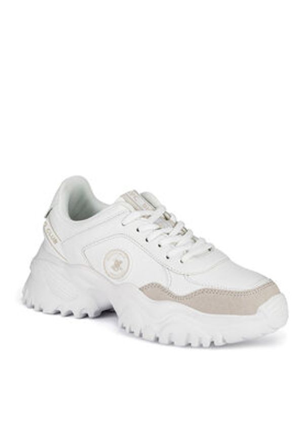 Beverly Hills Polo Club Sneakersy WFA3160-1 Biały. Kolor: biały. Materiał: skóra