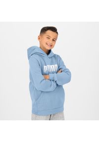 Bluza dziecięca Puma z kapturem. Typ kołnierza: kaptur. Materiał: bawełna, materiał, włókno