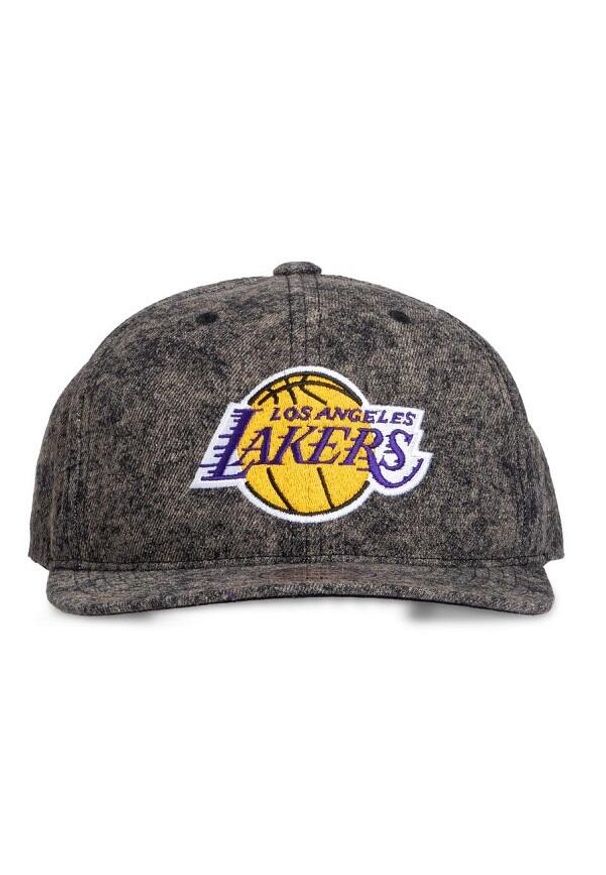 Mitchell & Ness - Czapka typu snapback Los Angeles Lakers. Kolor: czarny. Styl: sportowy