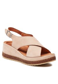 Sandały Clarks. Kolor: różowy