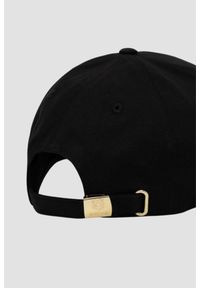 Just Cavalli - JUST CAVALLI Czarna damska czapka Logo Embroidery 3d Up. Kolor: czarny. Styl: casual #5