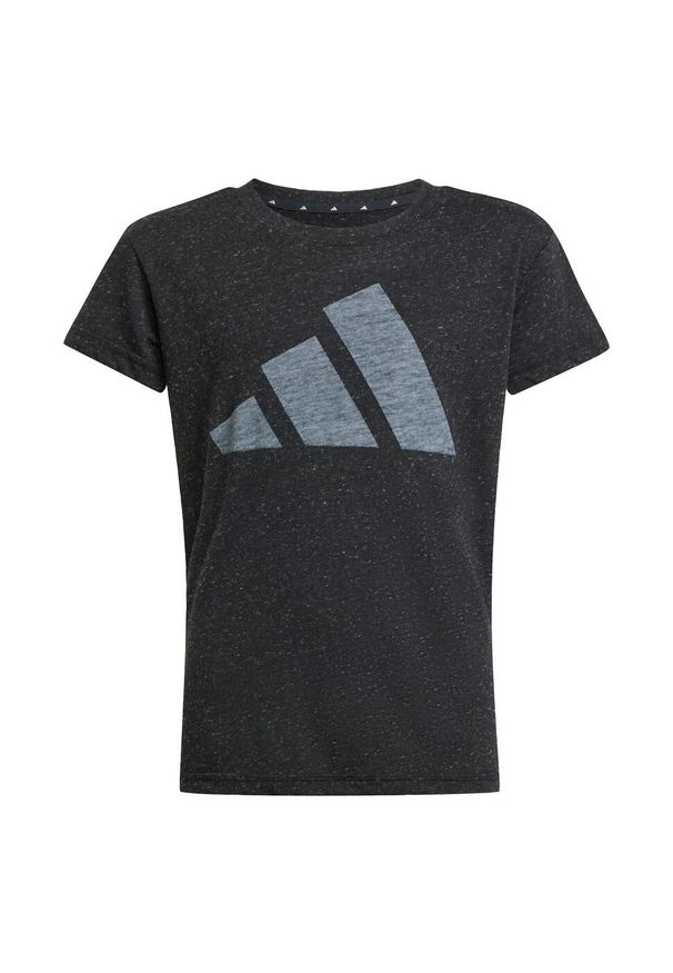 Adidas - Koszulka Essentials Kids. Kolor: biały, wielokolorowy, czarny. Materiał: materiał