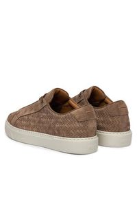 BOSS Sneakersy Gary 50560680 Beżowy. Kolor: beżowy. Materiał: zamsz, skóra #5