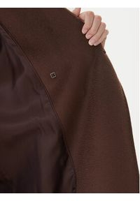 Weekend Max Mara Płaszcz wełniany Resina 2525016102 Brązowy Regular Fit. Kolor: brązowy. Materiał: wełna #4