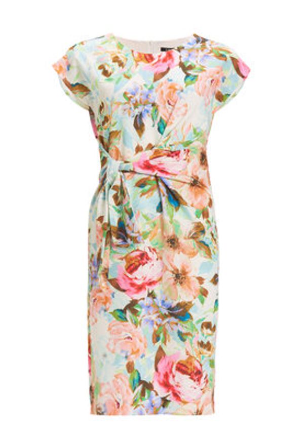 Swing Sukienka koktajlowa 5AI20700 Kolorowy Regular Fit. Materiał: syntetyk. Wzór: kolorowy. Styl: wizytowy