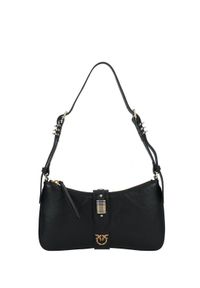 Pinko - PINKO Torebka Arthemis Shoulder Mini AI 24-25 PLTT 103512 A29V Czarny. Kolor: czarny. Materiał: skórzane
