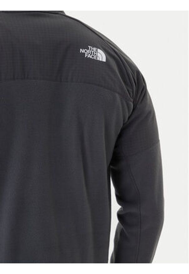 The North Face Polar 1/2 Glacier NF0A89JH Szary Regular Fit. Kolor: szary. Materiał: syntetyk