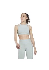 Biustonosz dla kobiet Reebok Studio. Kolor: niebieski. Sport: fitness #1