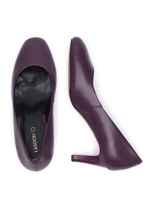 Lasocki Szpilki WYL3803-1Z Bordowy. Kolor: czerwony. Materiał: skóra. Obcas: na szpilce