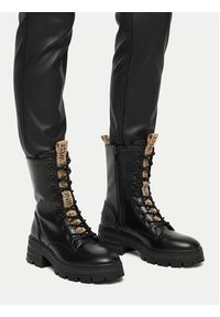 Nine West Trzewiki CEO-TALIA-01 Czarny. Kolor: czarny. Materiał: materiał #4