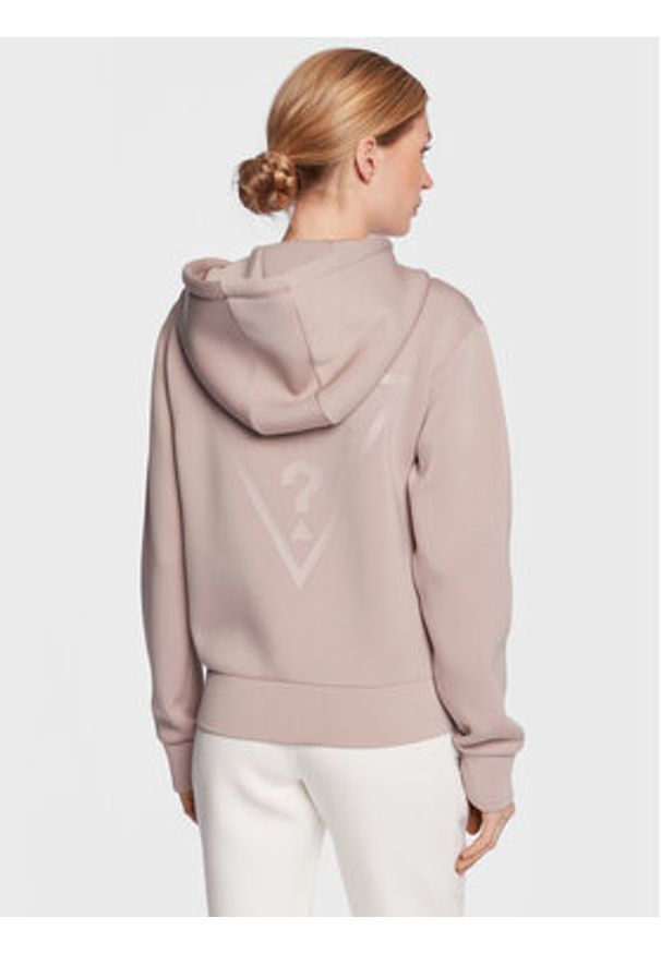 Guess Bluza Allie V3RQ11 K7UW2 Różowy Regular Fit. Kolor: różowy. Materiał: wiskoza