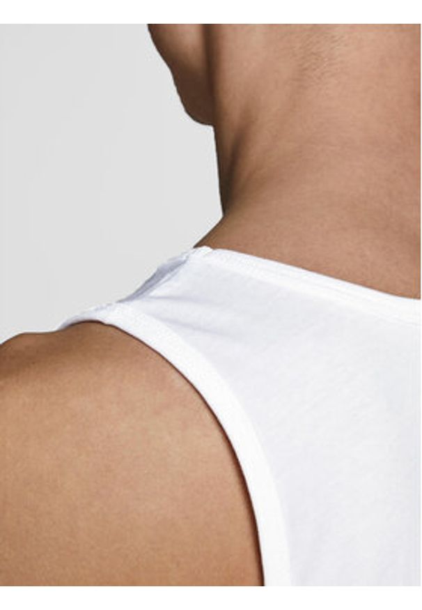 Jack & Jones Komplet tank topów Basic 12133910 Biały Regular Fit. Kolor: biały. Materiał: bawełna
