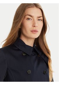 Marella Trencz Roseto 2513021021 Granatowy Regular Fit. Kolor: niebieski. Materiał: bawełna #4