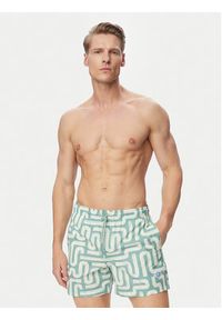 Jack & Jones Szorty kąpielowe Maui Sand 12291428 Zielony Regular Fit. Kolor: zielony. Materiał: syntetyk #4